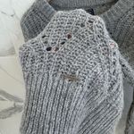 Abercrombie & Fitch gray wool & alpaca blend knit sweater - gray - size small Photo 3