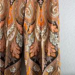 Kobi Halperin Laura Paisley Cropped Pants Orange Size 6 Photo 7