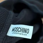 Moschino  Underwear Black Logo Tape Stretch Cotton Crew Neck Sweatshirt size XS Photo 5