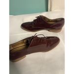 Vintage Bass & Co Shoes Womens 9M Dress Ella Burgundy Patent Leather Bin2 Red Size 9 Photo 4