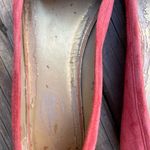 Talbots RARE Red Posh Suede Leather Flats, Loafers Made in Spain Size 8.5 Narrow Photo 3