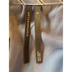 By Anthropologie Dress Women Small Blue White Striped Pleated Midi Preppy Boho Photo 12