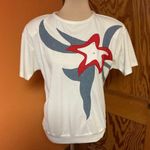 Vtg 80s American woman star top Photo 5