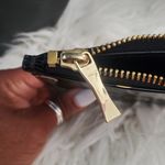 Kate Spade Black & Gold Polka Dot Pencil Makeup Bag Photo 5