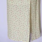 Princess Polly Lily Yellow Floral Midi Skirt w/ Slit Photo 6