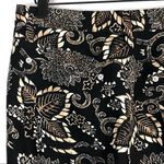 Ralph Lauren Black Label Floral Paisley Print Linen Pants Black Tan Photo 7
