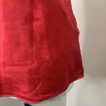 Victoria's Secret Victoria’s Secret Satin Lace Spaghetti Strap Lingerie Top Sz S Red Sexy Tank Photo 5