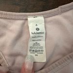 Lululemon light pink high neck sports bra size 4 Photo 4