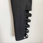 Fit In Black Mesh Strap Detail Active Legging Size Small / Medium Photo 2