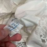 Vintage Union Made Wonder Maid Non Cling Slip Dress White Lace Nylon Sz 32 Small Photo 11