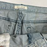 Bullhead Denim Co Bullhead 7 Blue White Stripe Mini Denim Shorts  Photo 3