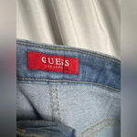 Guess  Jeans Distressed Lighy Blue Size 32 Womens Skinny Photo 8