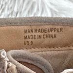 OASIS SOCIETY | Tan Off White Lug Sole Combat Boots Zipper Lace Up | Size 9 Tan Photo 7