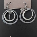 J.Jill Double Circle French Hook Earrings NWT Mother's Day Gift Photo 1