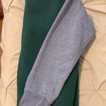 Urban Outfitters Blue and Green Renewal Spliced Sweatshirt Photo 5