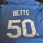 Majestic COPY - Mookie Betts Dodgers hooded tshirt. Size small. Women’s. Photo 1