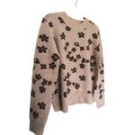 Magnolia Boutique Floral Daisy Chunky Sweater M/L Brown Indie Cozy Cottagecore Size M Photo 7