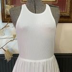 J.Crew Ribbed High-Neck Cutaway Tank Dress With Poplin Skirt - Sz Med ๐งก๐ Photo 3