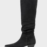 Vagabond  Black Heeled Boots with Kitten Heel Photo 0