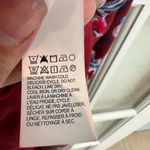 Lucky Brand  Red Wine Bohemian Floral Maxi Dress Off The Shoulders Size L Large Photo 14