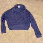 PINK - Victoria's Secret Victorias Secret Blue Cropped Top Photo 0