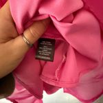 Thirty Thirty Pink Organza Mini Dress Puff Sleeve Square Neck Party Barbie S Photo 2