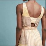 Anthropologie  Ett:Twa Wesley Linen Romper Yellow Striped Playsuit‎ ( 0 ) Photo 1