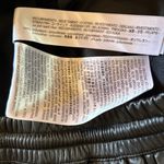 ZARA Black Faux Leather Joggers Pants Womens Size Small Scrunch Waist Pull On Photo 10