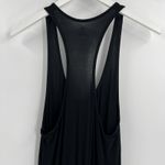 Aerie Racerback Tank Jogger Jumpsuit Drawstring Waist Black Women's Size Small Photo 6