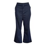 FAVORITE DAUGHTER Phoebe Flared Pants, Navy Pinstripe, 14 (US) Blue Photo 8