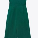ZARA  green wrap jumpsuit with buckle Photo 1