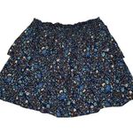 Vineyard Vines multicolor blue tiered floral ruffle skirt women’s size XL Photo 0