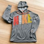 Nike  Therma Fit Hoodie Womens M Big Spell Out Drawstring Gym Run Colorful Thumb Photo 1
