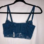 Free People  Sorento Demi Lace Longline Underwire Bra (32DD) Photo 5