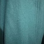 Vintage Portrait 100% Wool Coat Forest Green Sz 14 Petite Long belted FLAWS Photo 11
