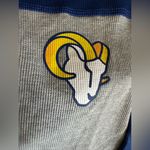 NFL Women’s Long Sleeve Waffle Knit T Los Angeles Rams Blue Size XL Photo 6