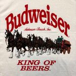 Budweiser Clydesdales King of Beers T-Shirt Size Extra Large Photo 1