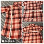 The North Face Plaid Button Down Soft Pink Coral S Photo 7