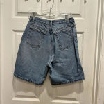 Faded Glory VTG  Womens Jean Shorts Blue Pockets Light‎ Wash High Rise Denim 12 Photo 4