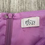 Oh Polly  Strapless Satin Purple Rose Dress Photo 4