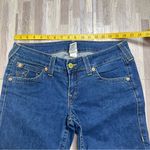 True Religion Classic Blue Cropped Jeans Size 32 Photo 4