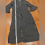 Caren Sport Black and White Striped Dress Size 3X Photo 1