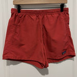 Patagonia  5" Baggies Shorts Women's Size Medium Red Hiking Outdoor Photo 0