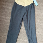 Motherhood Maternity  Gray Secret Fit Leggings‎ Over Belly Panel Large L Photo 0