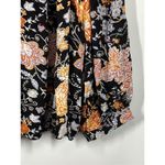 Nicole Miller Women's Floral Allover Print Long Sleeve Blouse Multicolor Medium Photo 2