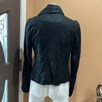 barney's new york Barney’s New York black suede leather side zip jacket Photo 6