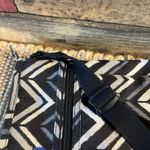 Vera Bradley  Lotus‎ Black And White Chevron Crossbody Bag Photo 6