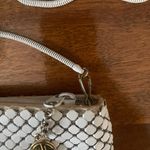 Unique Vintage Vintage GC Brand White Metal Mesh Convertible Clutch Photo 3