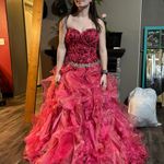 Princess Prom Dress Pink Size 8 Photo 0