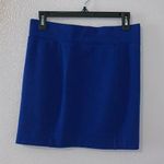 Lacoste Vibrant Blue Stretchy Mini Pencil Skirt Photo 0